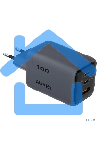 Сетевое зарядное устройство Aukey Comet Mix 100W серый