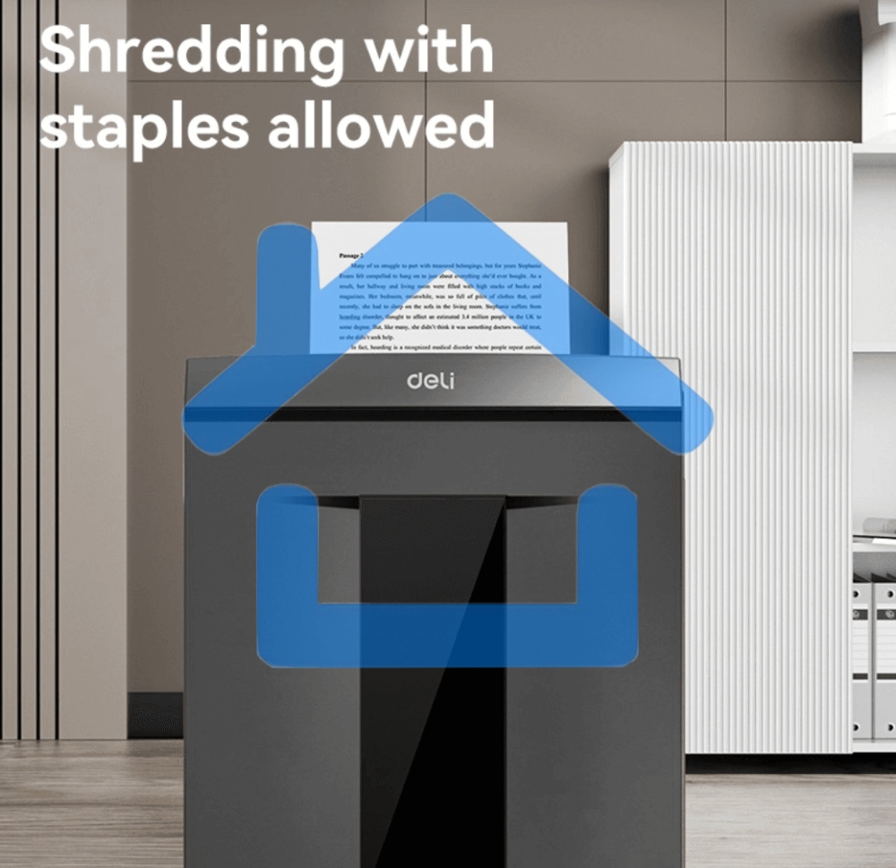Уничтожитель бумаги Deli Шредер ET098