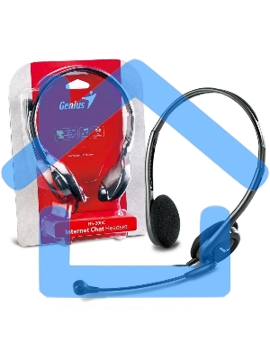 Наушники с микрофоном Genius HS-200C черный