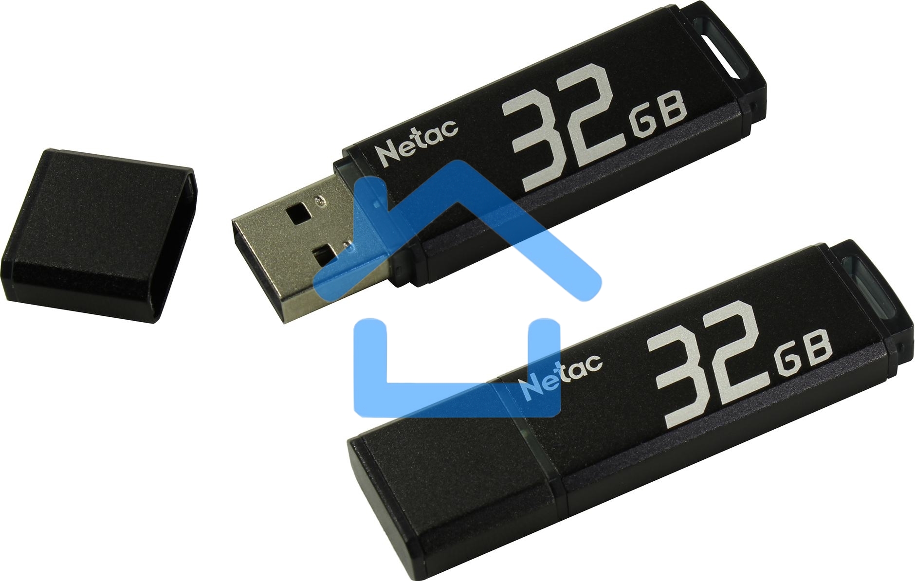 Флешка USB Netac U351 32 Gb <NT03U351N-032G-20BK>, USB 2.0