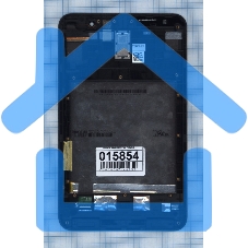 Модуль (матрица + тачскрин) для Asus MeMO Pad 7 ME176 черный c рамкой