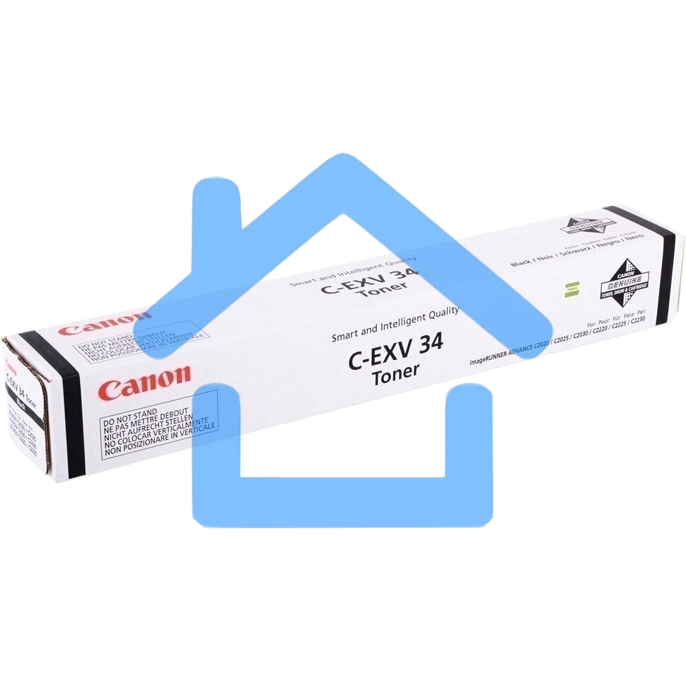 Картридж лазерный Canon C-EXV34BK черный (туба 23000 стр) для Canon iR C9060/C9065/C9070, IR Advance C2000ser/C2020/C2025/C2030