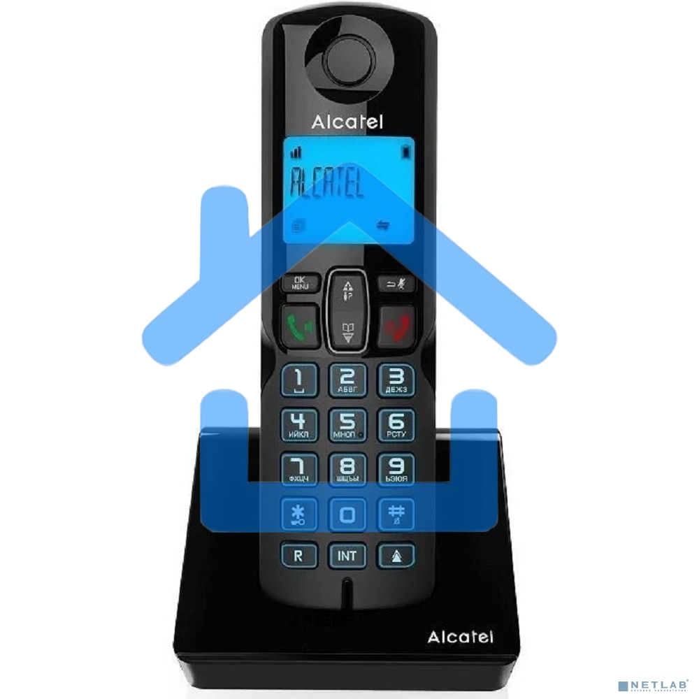Радиотелефон ALCATEL S250 RU черный
