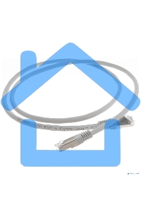 Пaтч-корд Rexant F/UTP, кат.6, RJ45-RJ45, экранированный, PVC серый, 1м