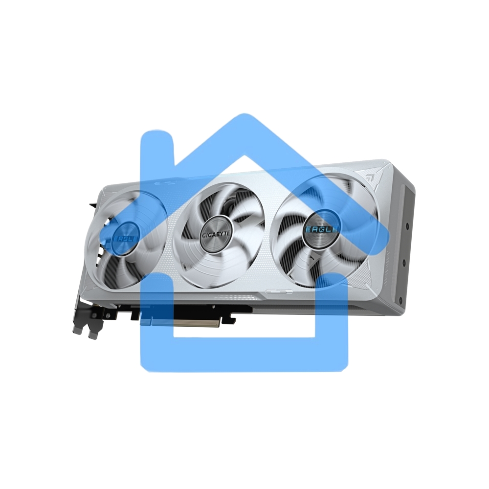 Видеокарта Gigabyte PCI-E GV-N5070EAGLEOC ICE-12GD 1.0 NVIDIA GeForce RTX 5070 12Gb 192bit GDDR7 2805/28000 HDMIx1 DPx3 HDCP Ret