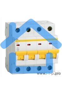 Выключатель автоматический Iek MVA20-4-020-C ВА47-29 4Р 20А 4,5кА х-ка С ИЭК