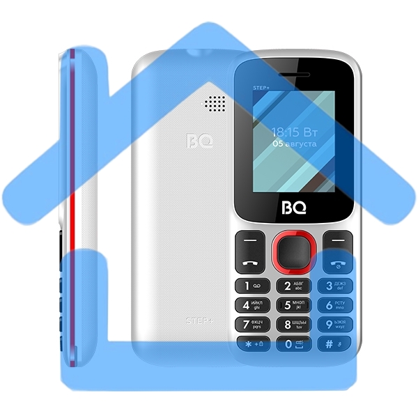 Мобильный телефон BQ 1848 Step+ черный (без СЗУ в комплекте) SC6531E