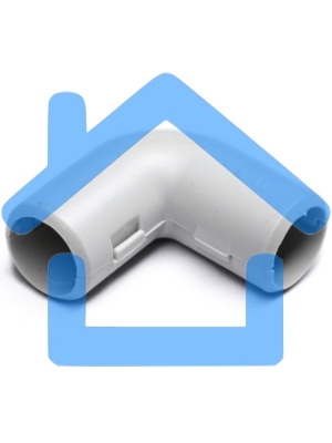 Колено открывающееся 90 град. IP40 д.25мм 50525 DKC