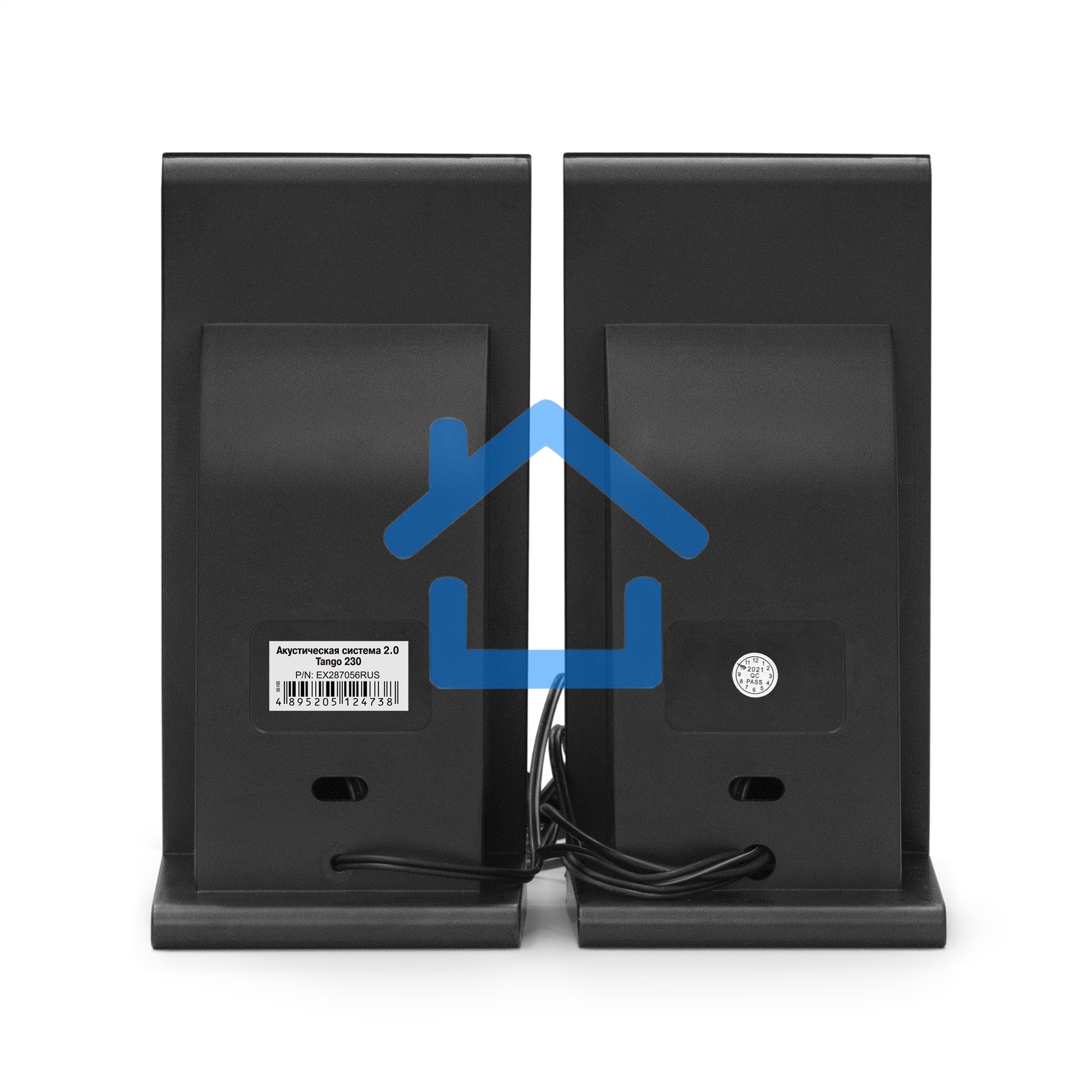 Акустическая система 2.0 ExeGate EX287056RUS Tango 230 (питание USB, 2х3Вт (Вт RMS), 80-20000Гц, черный)