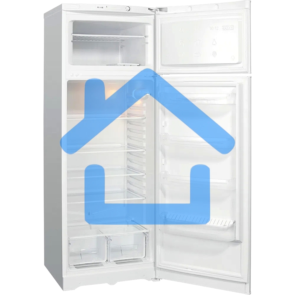 Холодильник Indesit TIA 16 белый двухкамерный 245/51л морозилка сверху