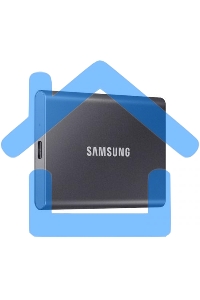 Внешний SSD Samsung T7, 2TB, USB 3.2 Gen 2 Type-C, R/W 1050/1000, титан