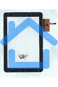 Сенсорное стекло (тачскрин) QSD E-C100013-04, черное