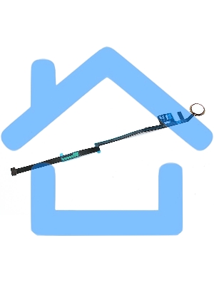 Шлейф кнопки Home для Apple iPad 7 розовый