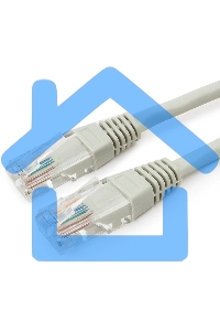 Патч-корд UTP Cablexpert кат.6, 0.5м, литой, многожильный (серый)