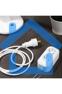 Колодка 2 гнезда с заземлением Rexant