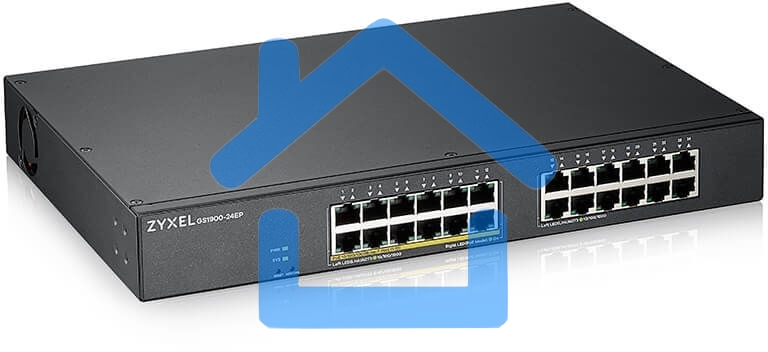 Коммутатор Zyxel GS1900-24EP-EU0101F 24G 12PoE+ 130W управляемый