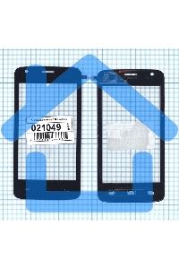 Сенсорное стекло (тачскрин) для Micromax Q325, черное