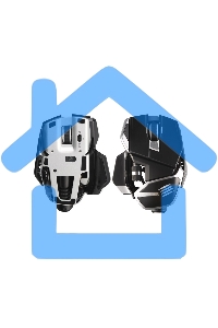 Мышь беспроводная/проводная Mad Catz R.A.T. DWS черный, 16000 dpi, радиоканал, Bluetooth, USB, кнопки - 14