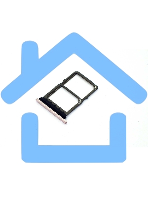 Лоток для SIM-карты Huawei Mate 20 розовый