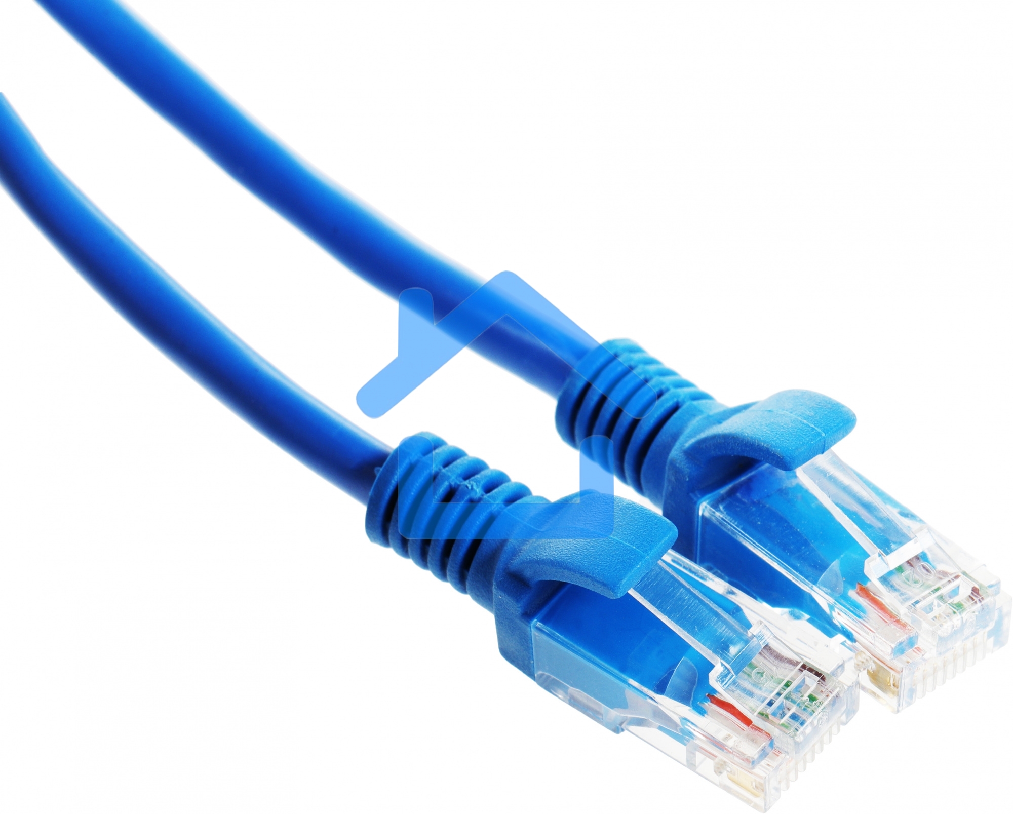 Патч-корд UTP Cablexpert PP12-10M/B кат.5e, 10м, литой, многожильный (синий)