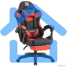 Кресло игровое Defender TORNADO BLACK/RED PU