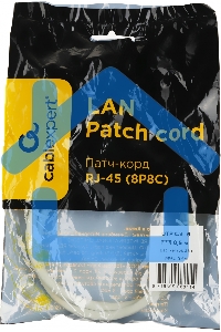 Патч-корд UTP Cablexpert кат.6, 0.5м, литой, многожильный (серый)