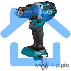 Дрель ак б\щет Makita DDF484Z,18В,Li-ion,БЗП-13мм,0-500\0-2000об\м,54\30Нм,1.5кг,кор,б\акк и з\у,XPT