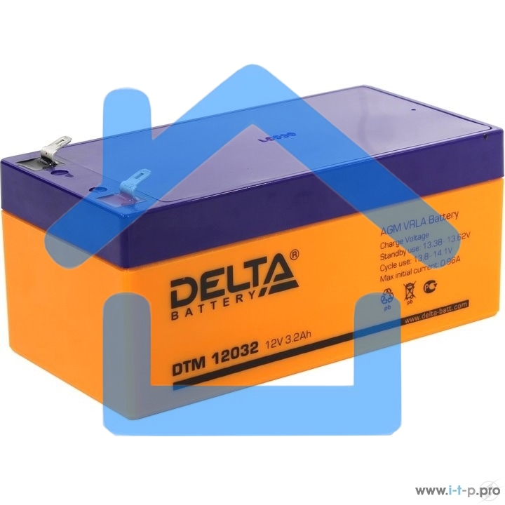 Батарея Delta DTM 12032 (12V, 3.2Ah)