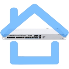 MikroTik CRS312-4C+8XG-RM Cloud Router Switch 8х 1G/2.5G/5G/10G RJ45, 4х 10G RJ45/SFP+ with RouterOS L5, 1U rackmount enclosure