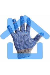 Перчатки х/б с покрытием ПВХ (