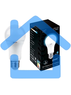 Лампа светодиодная Gauss LD102502212LED A60 globe 12W E27 4100K