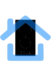 Индукционная варочная панель LEX EVI 320 BL3500Вт 2конф. 58х268х500мм 30см черный