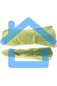 Рукавицы специальные с притачными крагами двунитка (краги сварщика), огнеупорные, Россия Сибртех