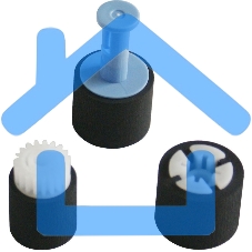 Комплект роликов CET CET5804 (CB506-67905/B3G84-67906/E6B67-67906) для HP LJ P4014/P4015/P4515, M601/M602/M603 1-го лотка