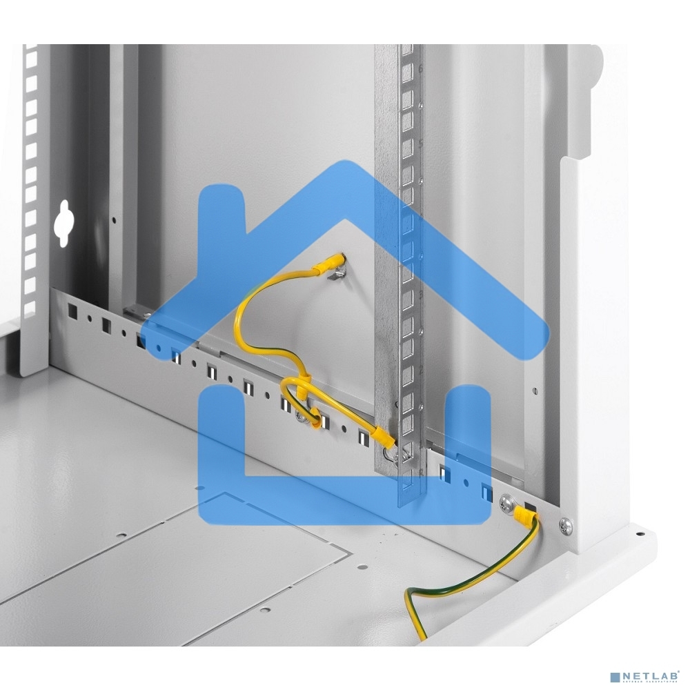 Шкаф телеком. настенный разборный 15U (600х520) дверь стекло (ШРН-Э-15.500) (1 коробка)