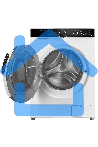 Стиральная машина Maunfeld MFWM127STWH06 белый, загрузка фронтальная 7 кг, 1200 об/мин., класс: А+++