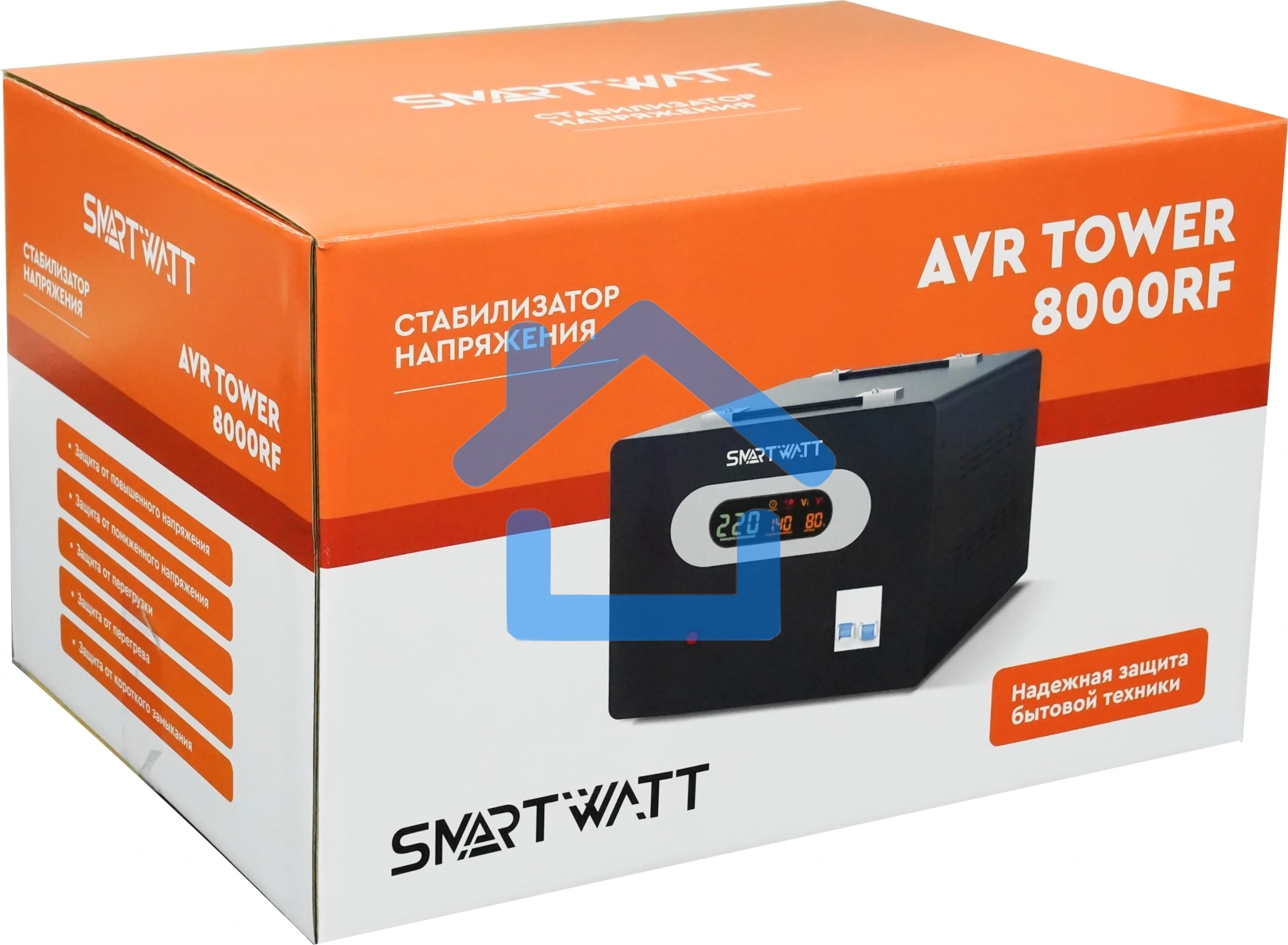 Стабилизатор напряжения напольный SMARTWATT AVR TOWER 8000RF