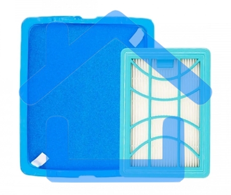 Комплект фильтров для пылесоса Philips FC9728, FC9732-FC9735 - 2 шт