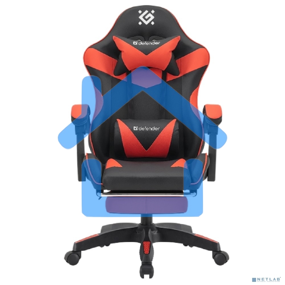 Кресло игровое Defender TORNADO BLACK/RED PU