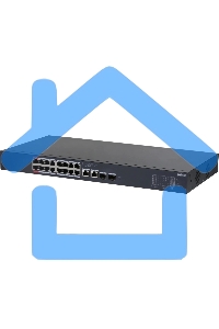 Коммутатор Dahua DH-CS4220-16GT-190 16x100Мбит/с 2x1Gbит/с 2xКомбо(1000BASE-T/SFP) управляемый