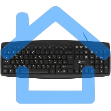 Клавиатура Gembird KB-8351U-BL проводная, USB, черный