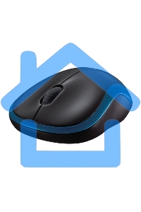 Мышь беспроводная Logitech M185 синий, 1000 dpi, радиоканал, USB, кнопки - 3