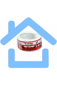 Кабель коаксиальный Rexant SAT 703B, 75 Ом, Cu/Al/Cu, 75%, бухта 10 м, белый