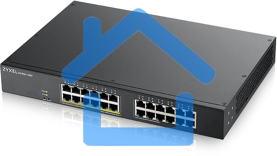 Коммутатор Zyxel GS1900-24EP-EU0101F 24G 12PoE+ 130W управляемый