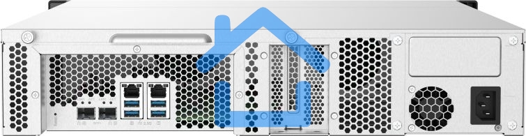 Сетевое хранилище без дисков SMB QNAP TS-832PXU-4G 8-Bay AL324 quad-core 1.7 GHz 2U rackmount NAS, 4Gb DDR4 UDIMM RAM (max 1x16Gb), SATA 6Gb/s, 2x 10GbE SFP+ LAN, 2x2.5 GbE LAN, 1x PCIe Gen2 x2 slot. W/o RAIL-B02