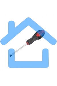 Ударная отвертка Matrix, SL6x100 мм, двух-компонентная рукоятка, CrV