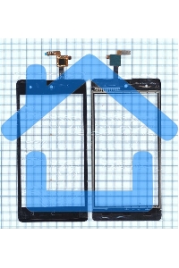 Сенсорное стекло (тачскрин) для Micromax Q349 Canvas Selfie 4, черное
