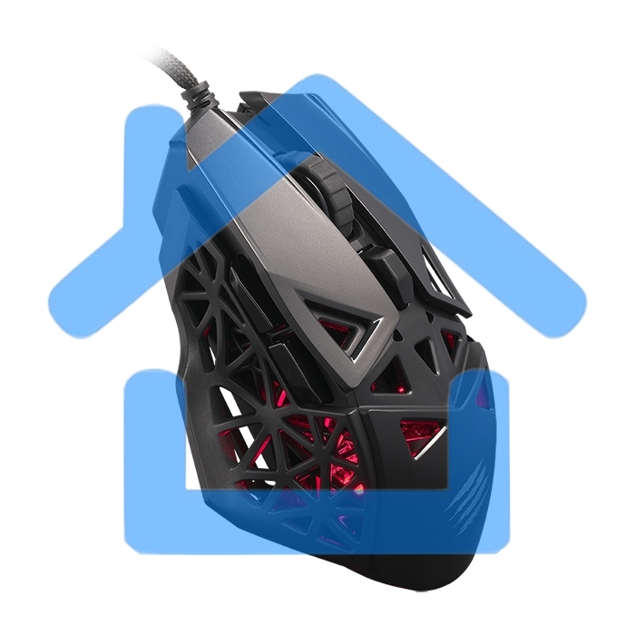 Мышь проводная Mad Catz M.O.J.O. M1 черный, 12000 dpi, USB, кнопки - 8