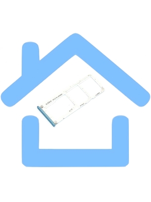 Лоток для SIM-карты Xiaomi Redmi 6 Pro синий