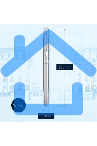 Ручка перьевая Waterman Hemisphere (CWS0920410) Steel CT F сталь нержавеющая, подарочная коробка